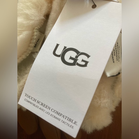 Ugg Leather fur gloves - Picture 2 of 5